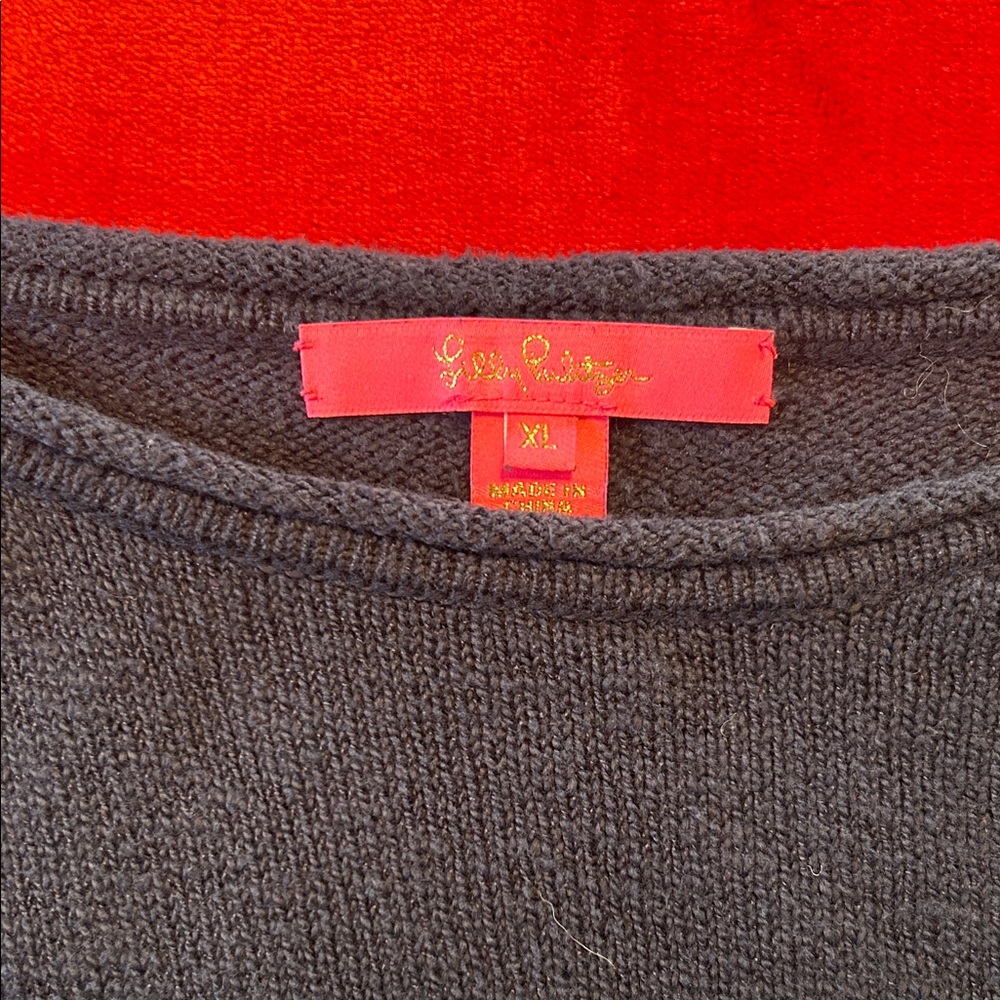 Lilly Pulitzer Navy Blue Sweater - Picture 2 of 3